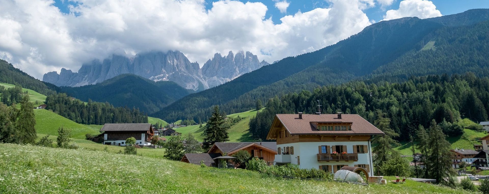 Ferie in un agriturismo a Funes/Alto Adige